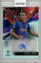 2021-22 TOPPS Finest UEFA Champions League Luuk de Jong Base Autograph BA-LD