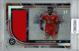 2022-23 TOPPS Museum Collection UEFA Champions League Alphonso Davies Momentous Material Jumbo Relic 150枚限定【025/150】FC Bayern Munchen