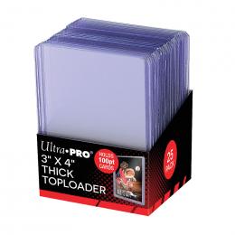 Ultra・PRO トップローダー 厚型カード用 100pt(約2.5mm)[25枚入り]