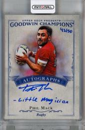 2016 Upper Deck Goodwin Champions  Phil Mack Autographs #APM
