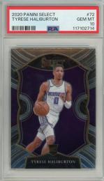 2020-21 Panini Select Tyrese Haliburton Base RC #72【PSA 10 GEM MT】