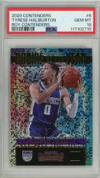 2020-21 Panini Contenders Tyrese Haliburton Rookie of the Year Contenders RC #6【PSA 10 GEM MT】