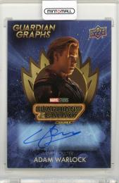 2024 Upper Deck Marvel Guardians of The Galaxy Vol.3 Will Poulter as Adam Warlock Guardian Graphs Printing Plate Parallel【GG-PO】