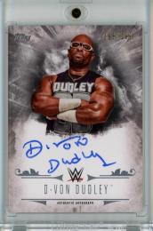 2016 Topps WWE Undisputed  D-Von Dudley Autographs #UADD 098/299