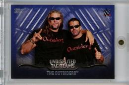 2016 Topps WWE Undisputed  The Outsiders Tag Teams Blue #UTT27 04/25