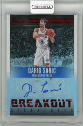 2016-17 Panini Studio Breakout Signatures Magenta #16 Dario Saric 【8/30】 Philadelphia 76ers