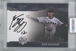2024 EPOCH 日本プロ野球OBクラブ-野球日本代表 キャリア・アチーブメント- / 秋吉亮(東京ヤクルトスワローズ) シルバー版AUTHENTIC AUTOGRAPH直書き直筆サインカード 【01/50】