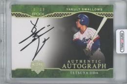 2024 EPOCH 日本プロ野球OBクラブ-CAREER ACHIEVEMENTS- / 飯田哲也(ヤクルトスワローズ) ホロ金箔版AUTHENTIC AUTOGRAPH直書き直筆サインカード 【16/25】