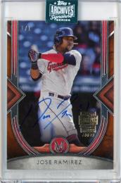 2022 TOPPS ARCHIVES SIGNATURE JOSE RAMIREZ AUTOGRAPH【1/1】