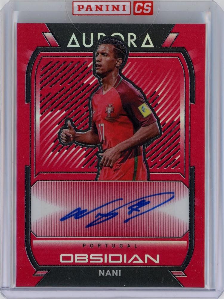 ミントモール / MINT 札幌店 / 2020-21 PANINI Obsidian Soccer Nani Aurora Autograph  Red Flood 44枚限定 ファーストナンバー【01/44】