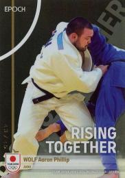 2024 EPOCH TEAM JAPAN PARIS MEDALISTS COLLECTION #RT-15-S ウルフ アロン(柔道/混合団体)【45枚限定/ホログラム版】RISING TOGETHER インサートカード