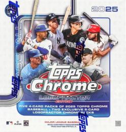 MLB 2025 TOPPS CHROME LOGOFRACTOR MEGA BOX