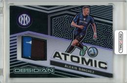 2021-22 PANINI Obsidian Soccer Alexis Sanchez Atomic Material Purple 75枚限定【74/75】 FC Internazionale Milano