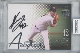 2023 EPOCH 日本プロ野球OBクラブ-CAREER ACHIEVEMENTS- / 山口俊(読売ジャイアンツ) 銀箔版AUTHENTIC AUTOGRAPH直書き直筆サインカード 【11/37】