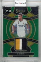 2023-24 Panini Select La Liga Rodrygo  Swatches Green #22 ※裏面上部凹み有【1/5 (ファーストナンバー)】 Real Madrid CF