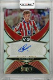 2024-25 Panini Select La Liga Pablo Barrios Signatures #7 Auto Atletico De Madrid