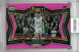 2024-25 Panini Select Fifa Archie Gray Pink #230 ※表面傷有 RC【34/59】 Tottenham Hotspur
