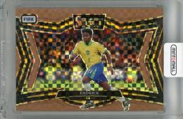2024-25 Panini Select Fifa Endrick Bronze Checker #225 ※初期傷有【66/75】 Brazil