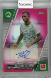 2021-22 Topps Chrome Bundesliga Timothy Tillman Autographs Magenta Refractors #BCATT RC【015/150】 SpVgg Greuther Fürth