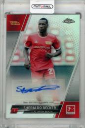 2021-22 Topps Chrome Bundesliga Sheraldo Becker Autographs #BCASB ※裏面傷有 FC Union Berlin