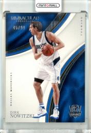 2016-17 Panini Immaculate Collection Basketball Dirk Nowitzki #26【45/99】 Dallas Mavericks