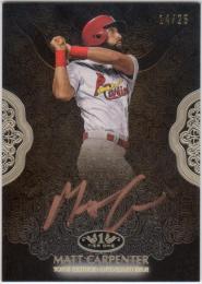 2019 Topps Tier One  Matt Carpenter Autographs 14/25