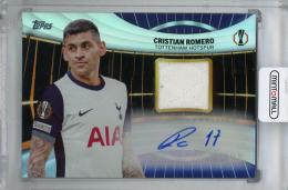 2024-25 Topps UEFA Club Competitions  Cristian Romero Superstar Autograph Relics #SAR-CR【42/50】 Tottenham Hotspur