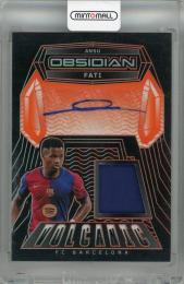 2024-25 Panini Obsidian Ansu Fati Volcanic Material Signatures Electric Etch Orange #14【075/149】 FC Barcelona