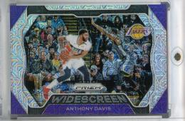 2019-20 Panini Prizm Los Angeles Lakers Anthony Davis Widescreen Mojo #10 19/25
