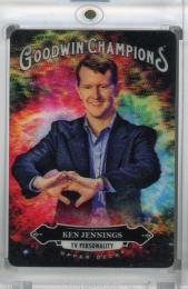 2020 Upper Deck Goodwin Champions TV Personality Ken Jennings 3-D Lenticulars Splash of Color