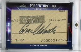 2019 Leaf Metal Pop Century  Cornel Wilde  Cut Signature