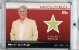 2011 Topps American Pie  Henry Winkler American Pie Relics