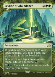 ミントモール / MINT GAMES MTG店 / 【WOT】【JPN】【Foil】《豊穣の力線/Leyline of Abundance》