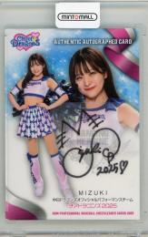 2025 BBM チアリーダーカード DANCING HEROINE MIZUKI 直筆サインカード【1st No. 01/90】 チアドラゴンズ2025 (中日ドラゴンズ)