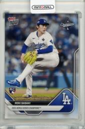 2025 Topps Now Roki Sasaki 2025 World Series Champions RC #WS14