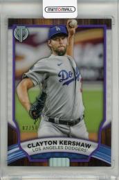 2022 Topps Tribute Clayton Kershaw Purple #51【02/50】