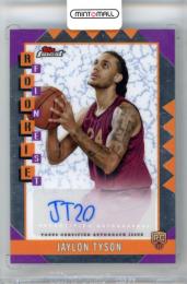 2024-25 Topps Finest Jaylon Tyson #RFA-JT Finest Rookie Autograph Card Cavaliers