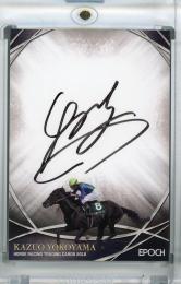 EPOCH 2018 ホースレーシング Vol.2 競馬 横山和生 現役ジョッキー直筆サインカード 46/50