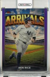 2025 Topps Finest Ben Rice Arrivals Purple Refractors RC #A18【025/125】
