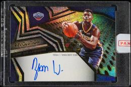 2019-20 Panini Revolution RA-ZWL Zion Williamson Rookie Autographs EXCH New Orleans Pelicans