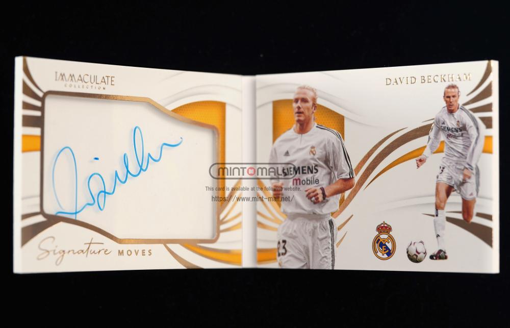 ミントモール / MINT VAULT店 (MSV委託品通販) / 2021 Panini Immaculate Collection SM-DBM David  Beckham Signature Moves Autograph Booklets Gold【08/10】 England National Team