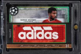 2020-21 Topps Museum Collection UEFA Champions League MPR-SG Serge Gnabry Momentous Material Prime Patch Relic Emerald【1/1】 FC Bayern Munchen