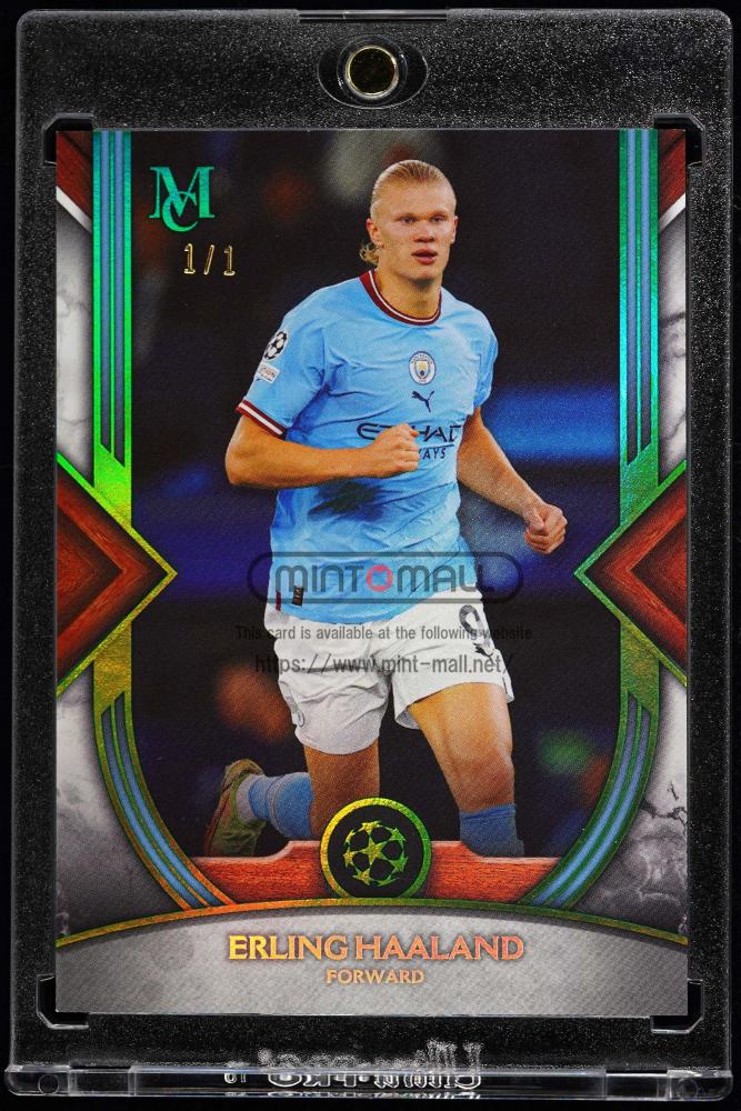 ミントモール / MINT VAULT店 (MSV委託品通販) / 2022-23 Topps Museum Collection UEFA  Champions League #39 Erling Haaland Emerald【1/1】 Manchester City FC