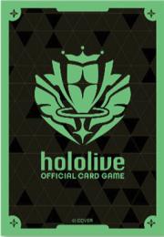 ◆予約◆hololive OFFICIAL CARD GAME オフィシャルホロカスリーブ  Vol.24 『ブランドロゴ(Green)』