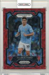 2023-24 Panini Prizm Premier League Julian Alvarez Red Choice Prizm【25/30】 Manchester city