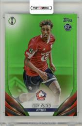 2023-24 Topps Chrome UEFA Club Competitions Leny Yoro Green Refractors【144/199】 Losc Lille