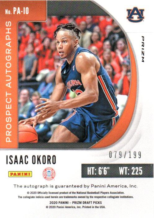 NBAカードIsaac Okoro 直筆サイン ☆PANINI 2022-23 NBA DONRUSS #39