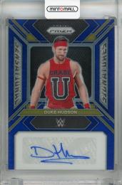2024 Panini Prizm WWE Duke Hudson Sensational Signatures Blue Prizms #32【12/49】 NXT
