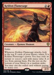 【DMU】【ENG】【Foil】《ケルドの炎賢者/Keldon Flamesage》