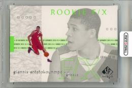 2013-14 UPPER DECK SP Authentic Giannis Antetokounmpo #91 F/X Basket Zaragoza 2002 S.A.D.